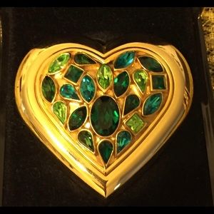 YSL jeweled powder compact